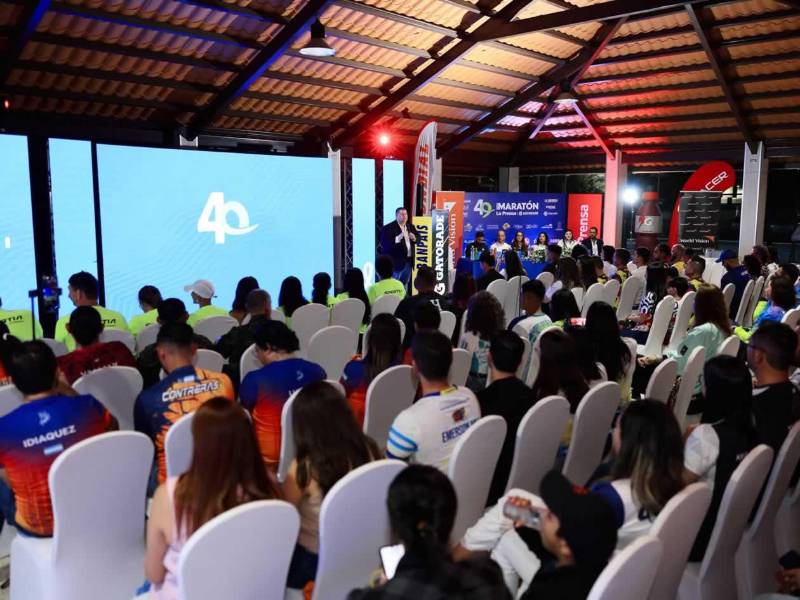 Llenazo en el lanzamiento de la Media Maratón LA PRENSA.