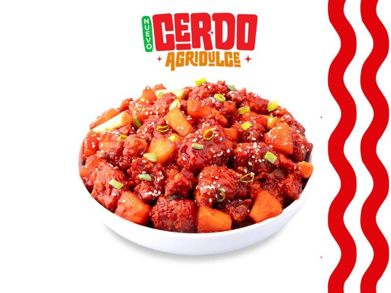 Chinawok presenta su nuevo cerdo agridulce, una magnífica adición a su menú oriental