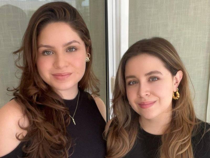 Isabela y Daniela Hernández, hijas del expresidente Juan Orlando Hernández.