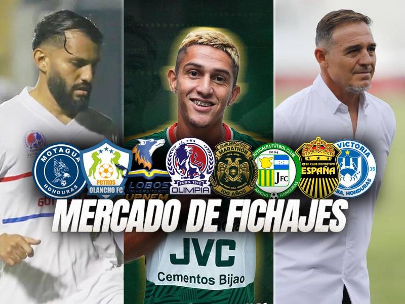 El mercado de fichajes del fútbol de Honduras está que arde. Marathón se arma hasta los dientes, el futbolista extranjero que interesa al Olimpia y noticias con legionarios.