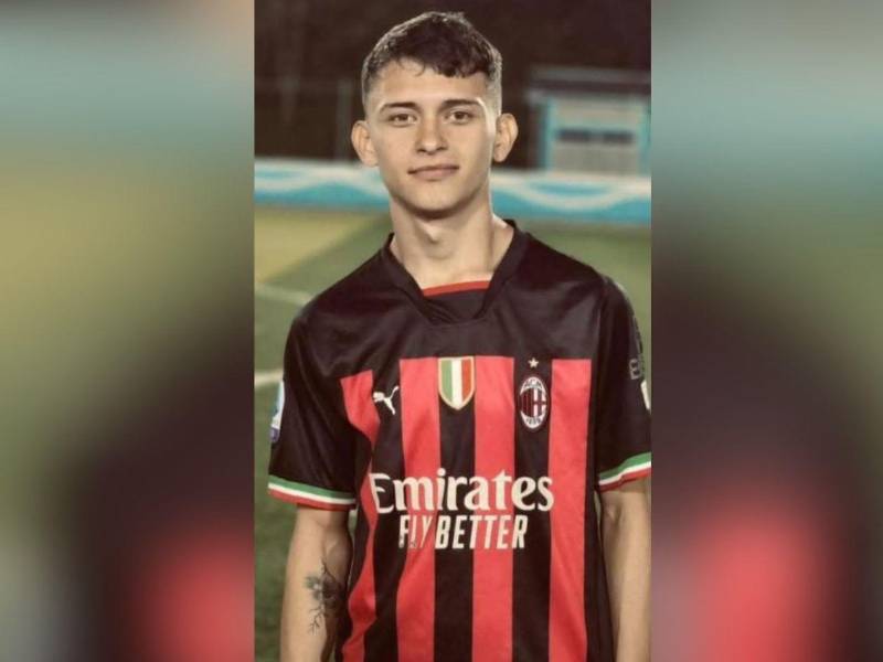 Fotografía en vida del joven Daniel Caballero, de 19 años.