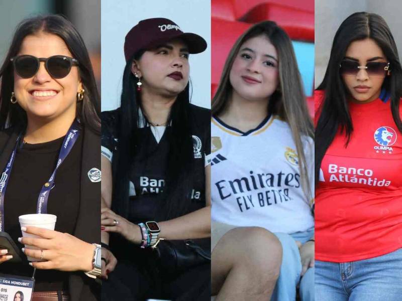 Las hermosas damas que enamoraron en la previa del clásico entre el Olimpia vs Real España en la jornada 10 del Clausura 2026.