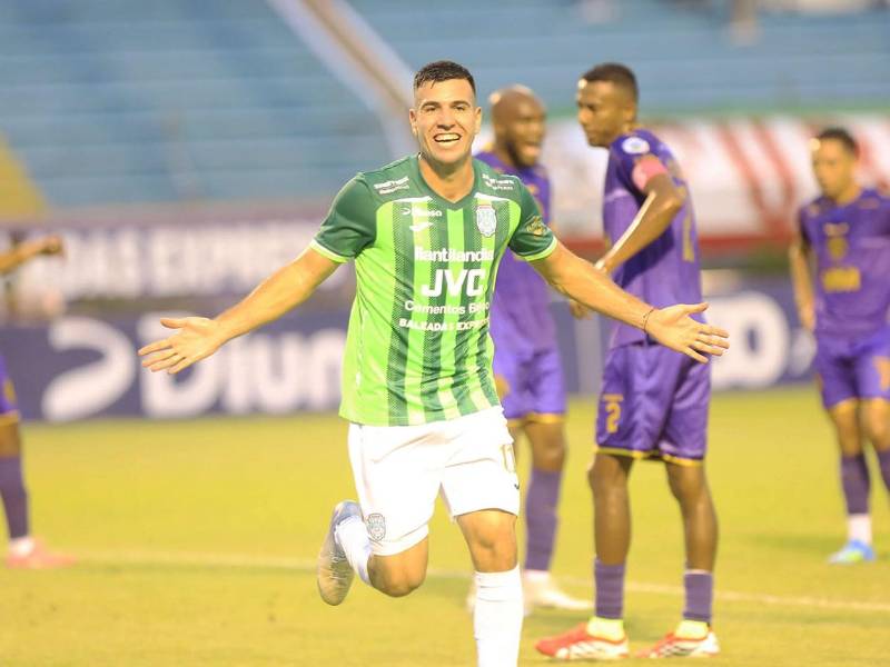 Nicolás Messiniti no ha fallado a su cita con el gol con el Marathón contra el Olancho FC.