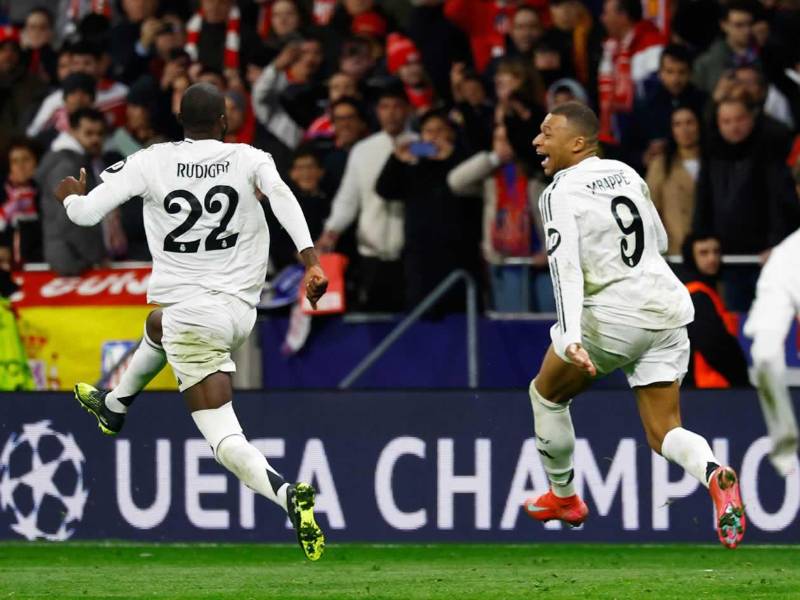 Rüdiger y Mbappé podrán jugar contra el Arsenal en la Champions League.