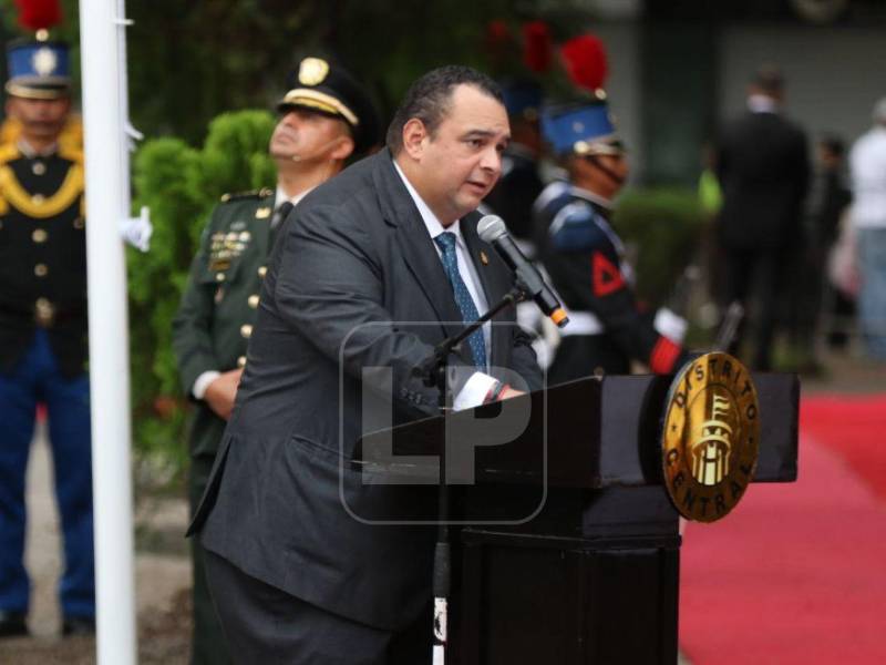 El alcalde de Tegucigalpa dio lectura de Acta de Independencia.