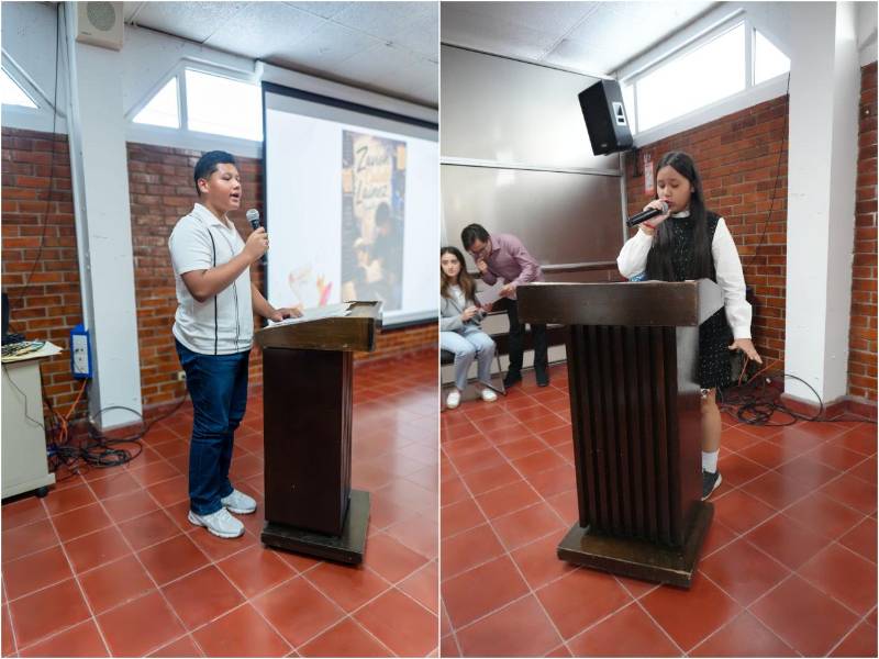 Jóvenes escritores.