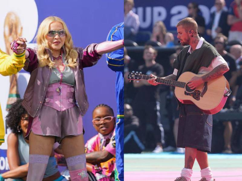 Madonna y Justin Bieber presentaron show totalmente distintos.