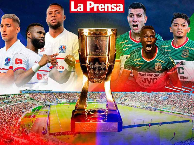 Olimpia y Marathón empataron 2-2 en la ida disputada en el Estadio Olímpico de San Pedro Sula.