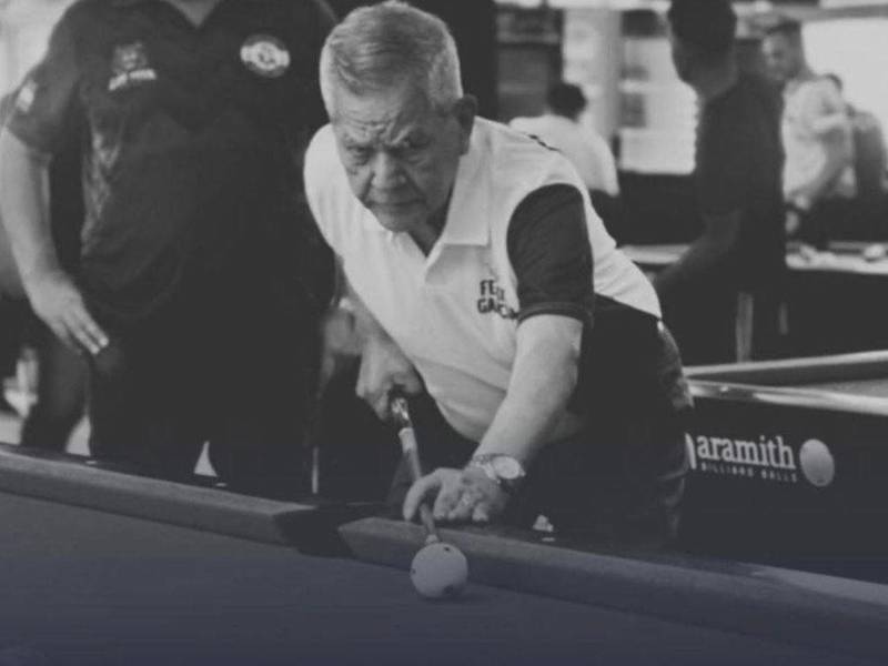 Foto reciente de Félix García, Chimbomba, quien falleció en Tegucigalpa este sábado 14 de febrero.