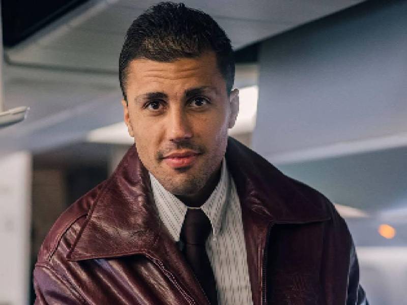 Rodri hizo el viaje con el resto de sus compañeros del Barcelona a Francia.