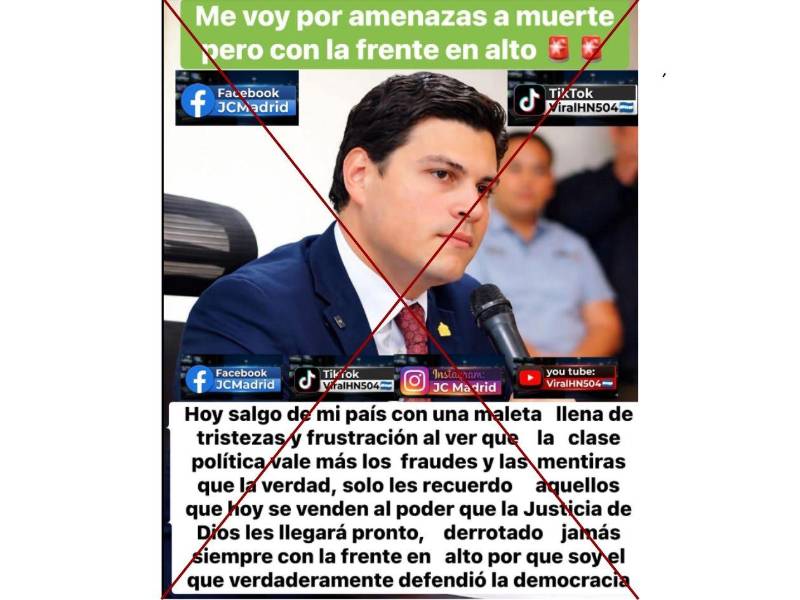 Captura de pantalla a una publicación de Facebook hecha el 17 de abril de 2026.