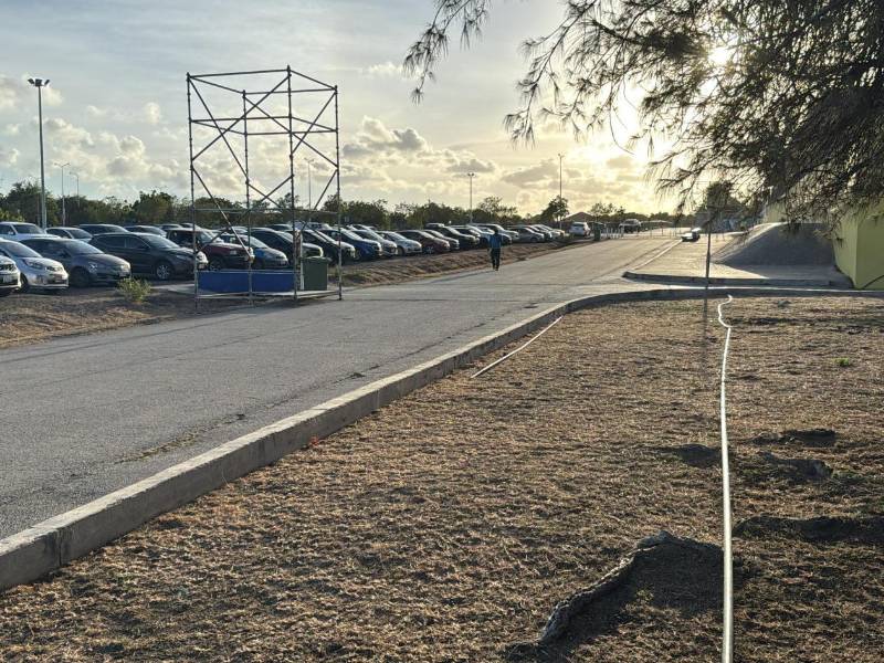 Así luce el estadio donde se disputará el Haití vs Honduras.