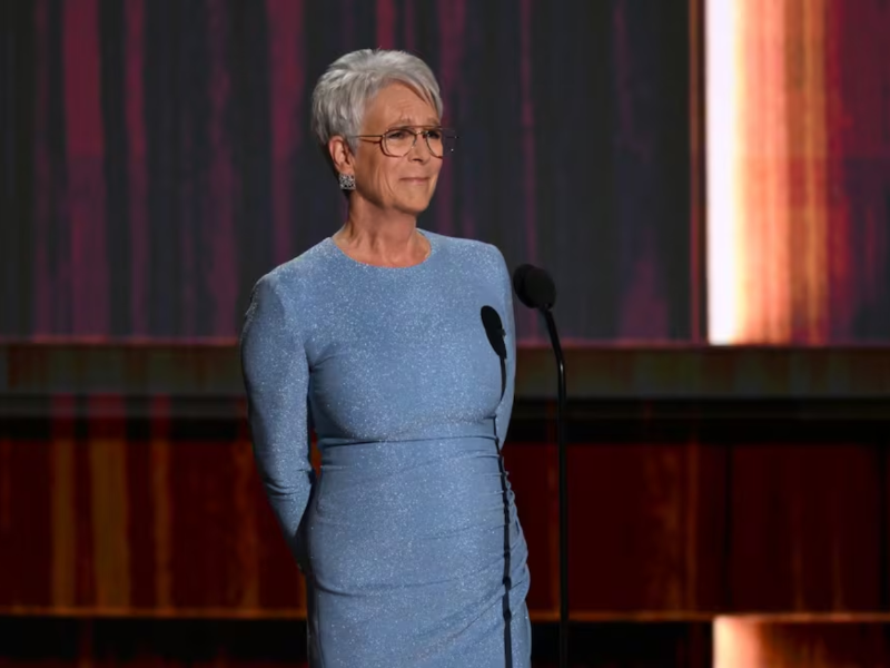 La actriz Jamie Lee Curtis, al borde del llanto, recordó al director Rob Reiner.