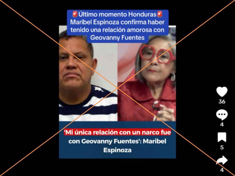 Captura de pantalla a una publicación de TikTok hecha el 6 de marzo de 2025.