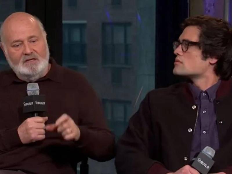Rob Reiner junto a su hijo, Nick.