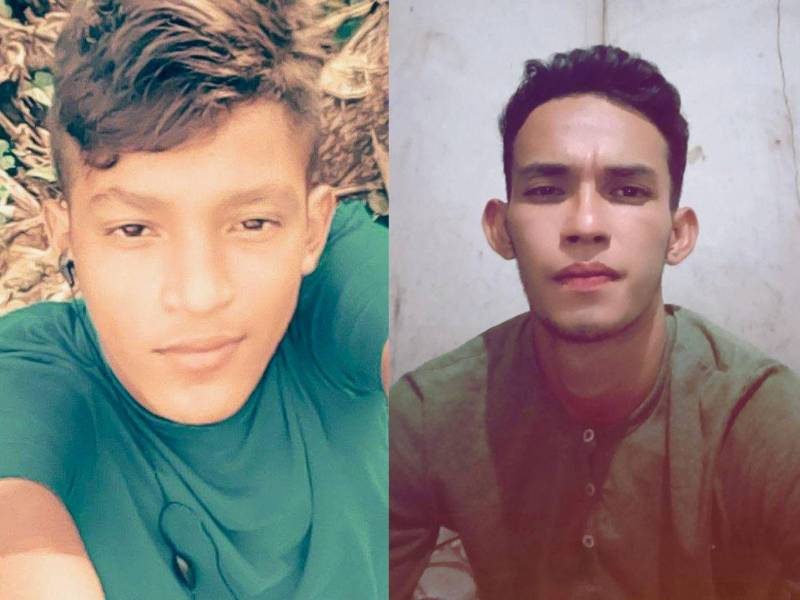 Deris Peña y Waldon Velásquez trabajaban como cortadores de palma africana en la aldea Panamá, Trujillo.