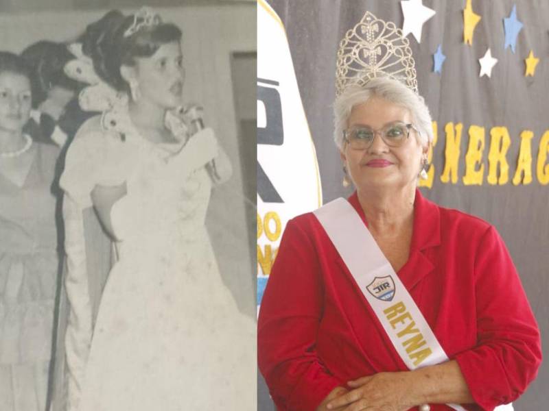 Juana Leticia Cook Pineda fue reina del cincuentenario del instituto José Trinidad Reyes en 1976.