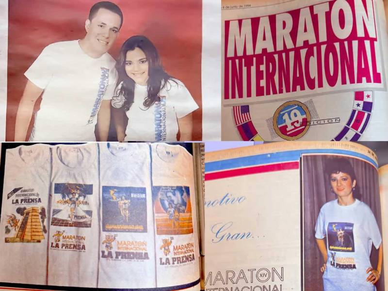 Nostalgia. Fotos que nos transportan a distintas épocas de la Maratón, donde cada camisa cuenta una historia.