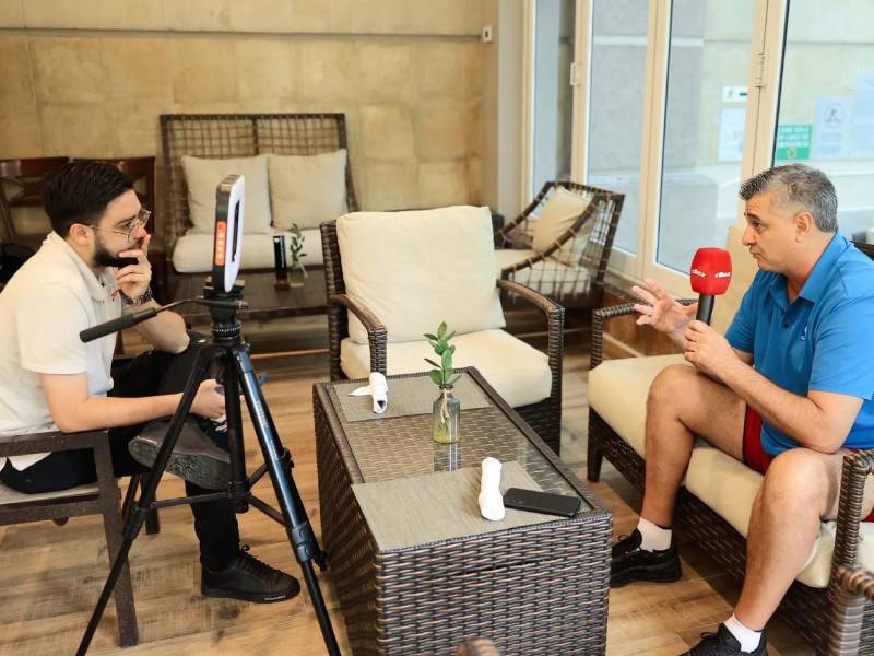 Nuestro periodista Mario Jafeth Moreno conversó con el entrenador Diego Vázquez.