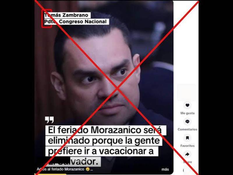 Captura de pantalla a una publicación de TikTok hecha el 16 de octubre de 2026.