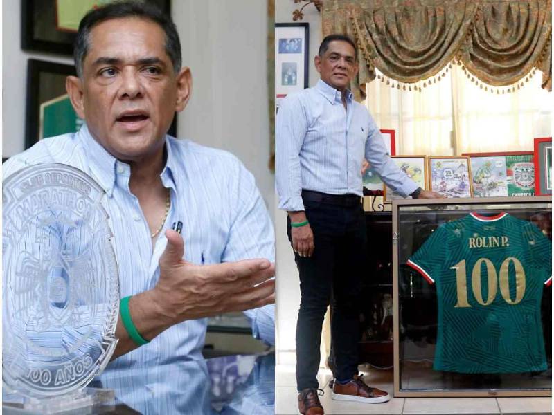 Rolin Peña atendió a LA PRENSA en medio de los festejos del centenario del Marathón.