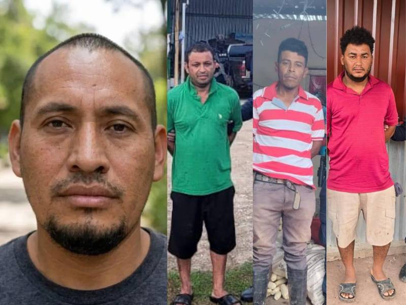 Según la Policía, el Cartel del Diablo, cuyo segundo al mando sería Esteban Ferrera (izquierda), es una de las bandas criminales que está detrás de varios asesinatos en Yoro. Tres de sus miembros fueron detenidos el lunes 21 de septiembre vinculados a la muerte de siete personas.