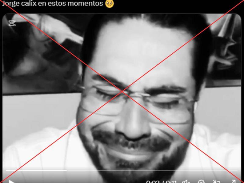 Captura de pantalla a una imagen que circula en X hecha el 10 de marzo de 2025.