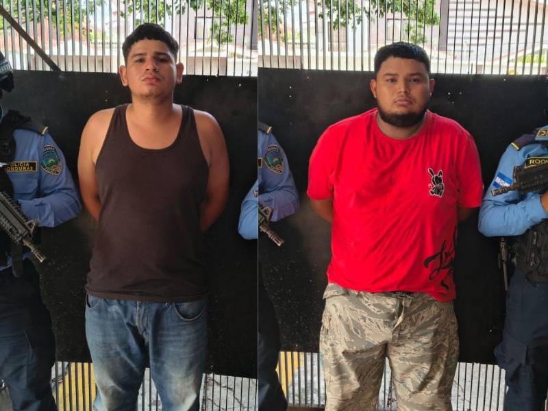 Un contundente golpe a una estructura de la Mara Salvatrucha (MS-13) asestaron agentes de la División Antiextorsión y Asociaciones Terroristas (DAET) tras capturar a dos presuntos integrantes de la organización criminal durante un allanamiento ejecutado en la aldea Mocula, El Progreso, Yoro.