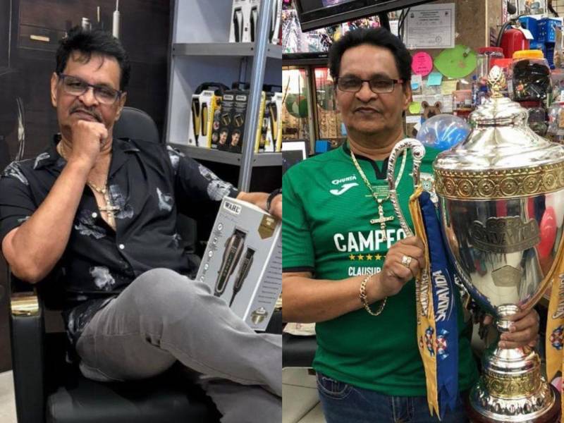 Fotos en vida de Samuel Castillo, quien fue el fundador y dueño de Novedades Titicos de San Pedro Sula.