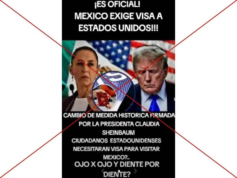 Captura de pantalla a una publicación de TikTok hecha el 27 de marzo de 2025.