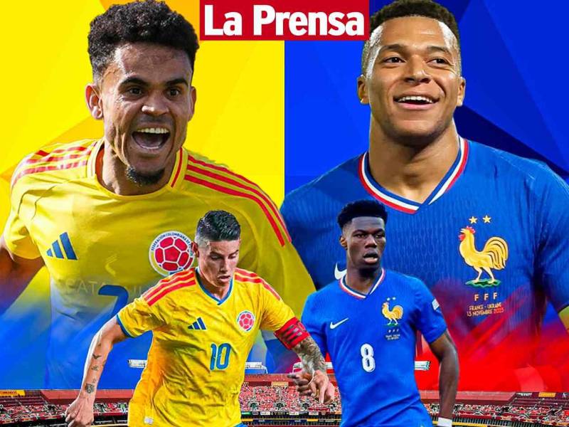 Colombia y Francia juegan este domingo en Estados Unidos,