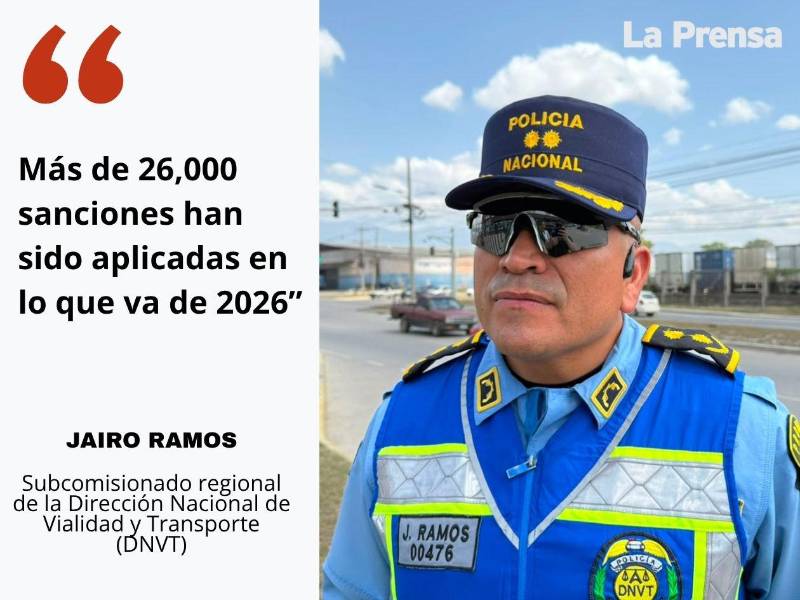 El subcomicionado Jairo Ramos insta a los conductores a respetar las leyes de tránsito.