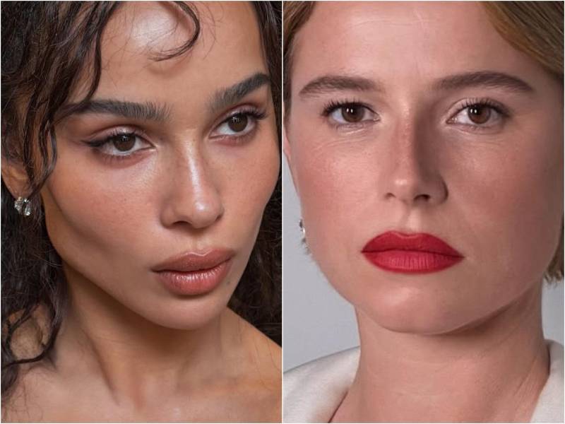 Sea cual sea el labial que elijas, usa el dedo para aplicar el pigmento en capas ligeras. ¿El último giro inesperado? Nina Park simplemente frota el dedo sobre el labial rojo y luego da toques en el centro de los labios para dar un toque extra de color y dimensión