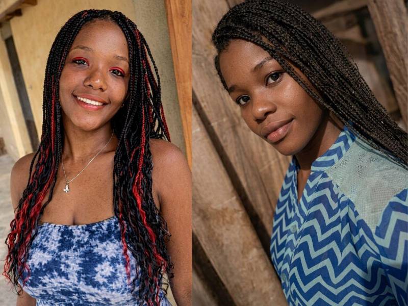 Fotos en vida de Sandy Jennifer Laing, la joven madre de 33 años que fue encontrada muerta en Tela.