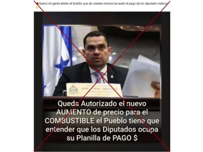Captura de pantalla a una publicación de Facebook hecha el 28 de marzo de 2026.