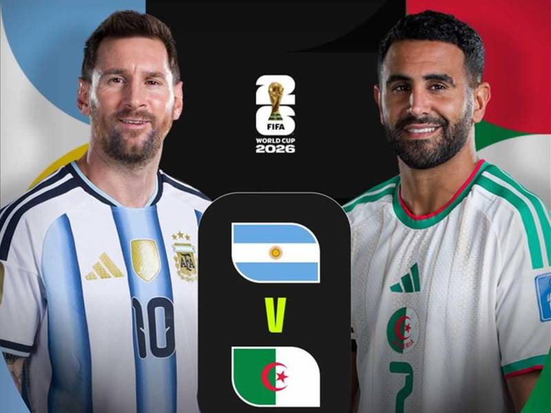 La Selección Argentina se enfrenta a Argelia en su debut del Mundial 2026.