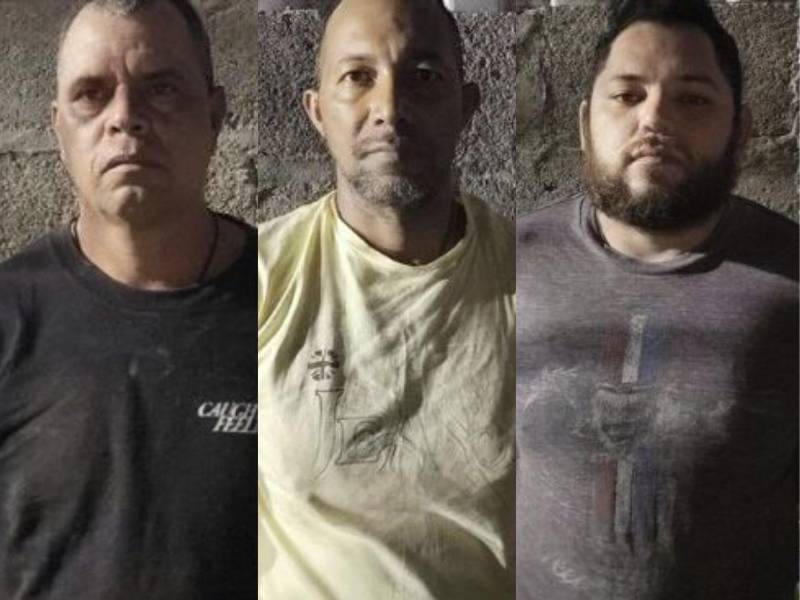 Momento de la captura de los implicados en el secuestro del menor de 10 años.