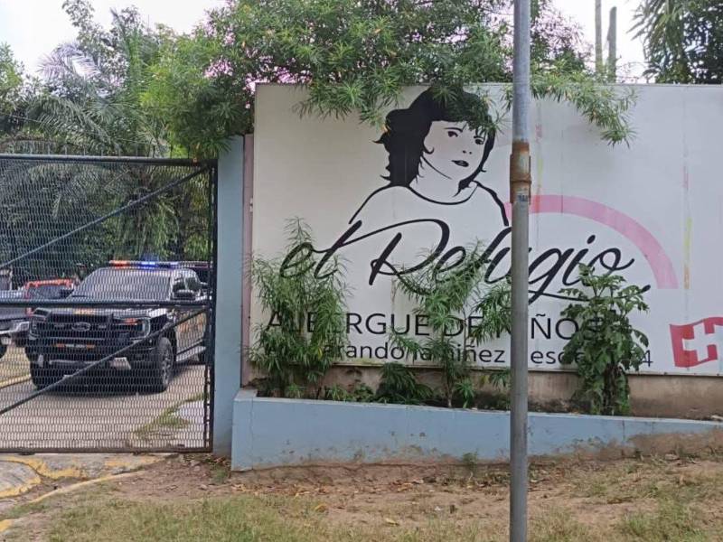 Vista de las instalaciones de la Casa Hogar en Choloma, Cortés.