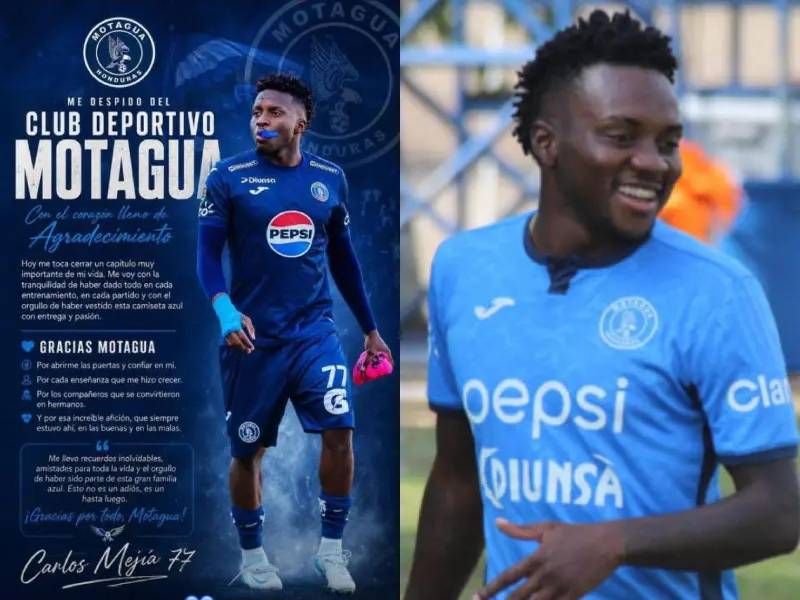 El comunicado de Carlos Mejía sobre su adiós del Motagua.