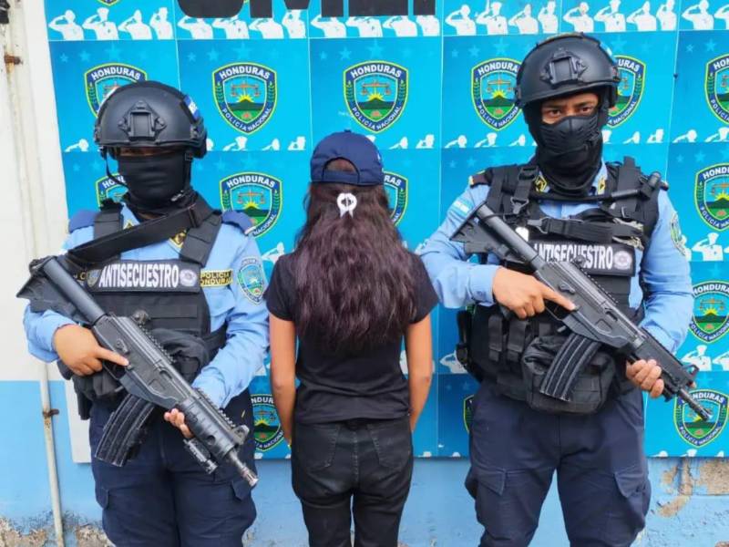 Entre los nueve casos de autosecuestros están los de dos menores de edad. El de esta adolescente de 15 años ocurrió en San Manuel, Cortés. Estaba con su novio.