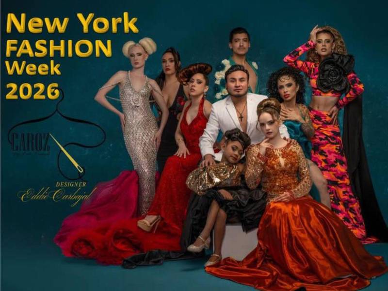 El diseñador Eddie Carbajal triunfa en Nueva York con Luz Eternal Love, una propuesta de alta costura inspirada en las telas lencas que rinde tributo al legado de su madre, Luz Rivera.