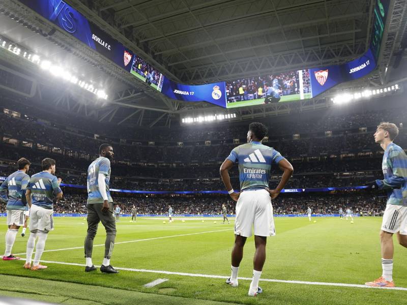 Real Madrid enfrenta al Sevilla en la jornada 17 de la Liga Española.