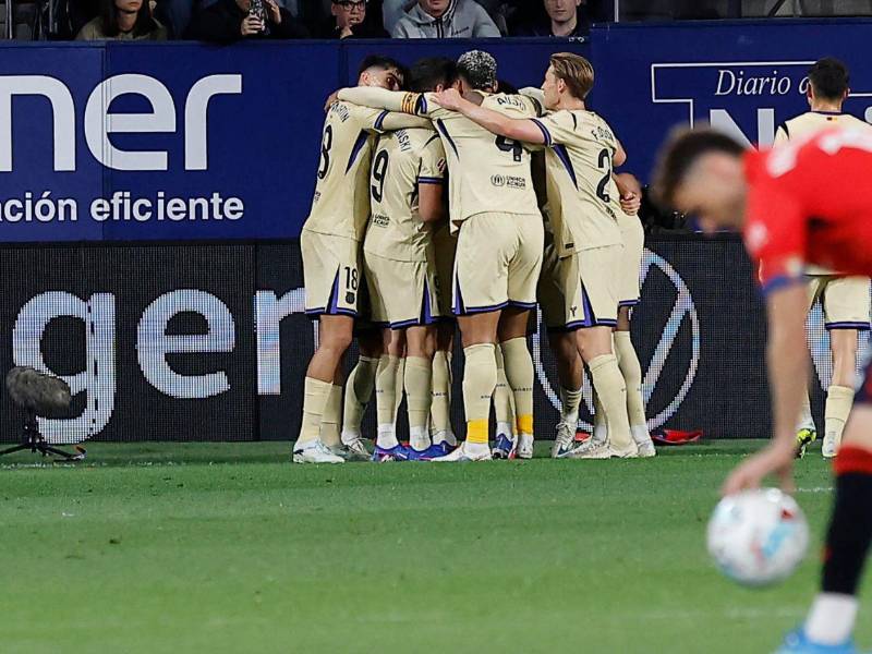Barcelona se impone ante Osasuna y da un paso firme hacia el título de LaLiga