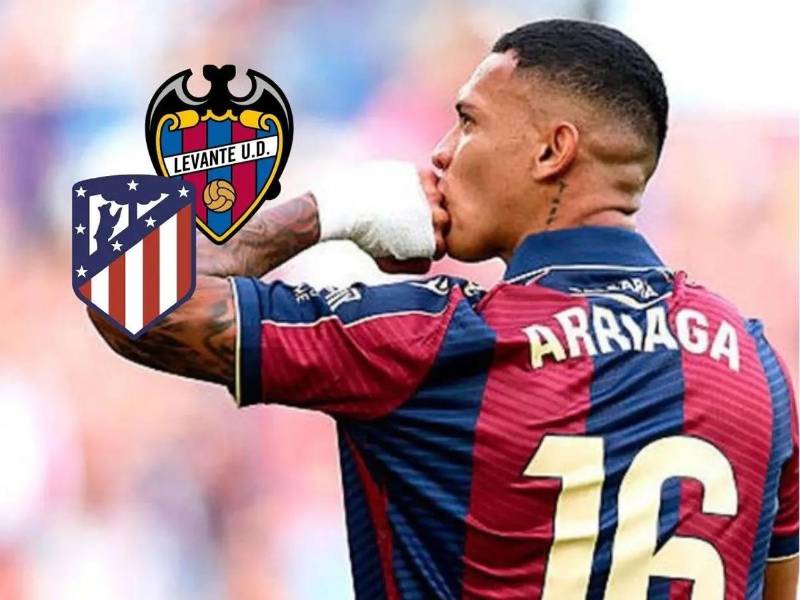 Kervin Arriaga está disponible para jugar con el Levante contra el Atlético de Madrid en la Liga Española.