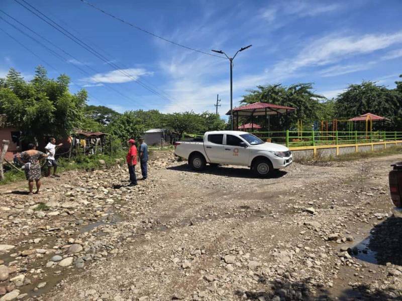 En Marcovia, Choluteca existen varias carreteras de terracería en pésimo estado que son competencia de la SIT.