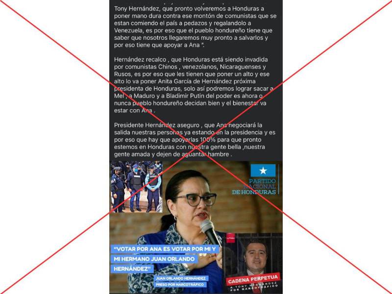 Captura de pantalla a una publicación de Facebook hecha el 3 de marzo de 2025.