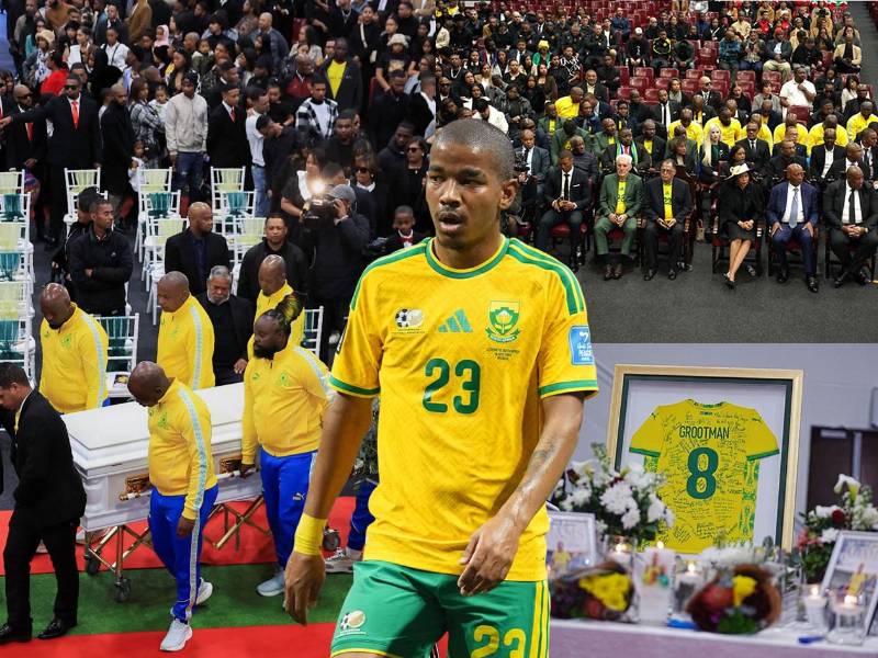 Sudáfrica despidió este sábado con emoción al futbolista Jayden Adams, fallecido después del Mundial 2026. Su padre dio unas emotivas palabras y la desgarradora imagen de su mujer e hijo.