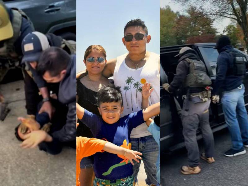 El hondureño Edgar fue detenido por ICE y su esposa grabó ese momento.