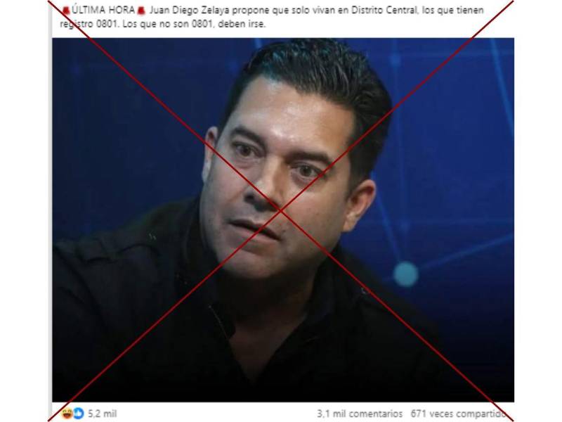 Captura de pantalla a una publicación de Facebook hecha el 10 de febrero de 2026.