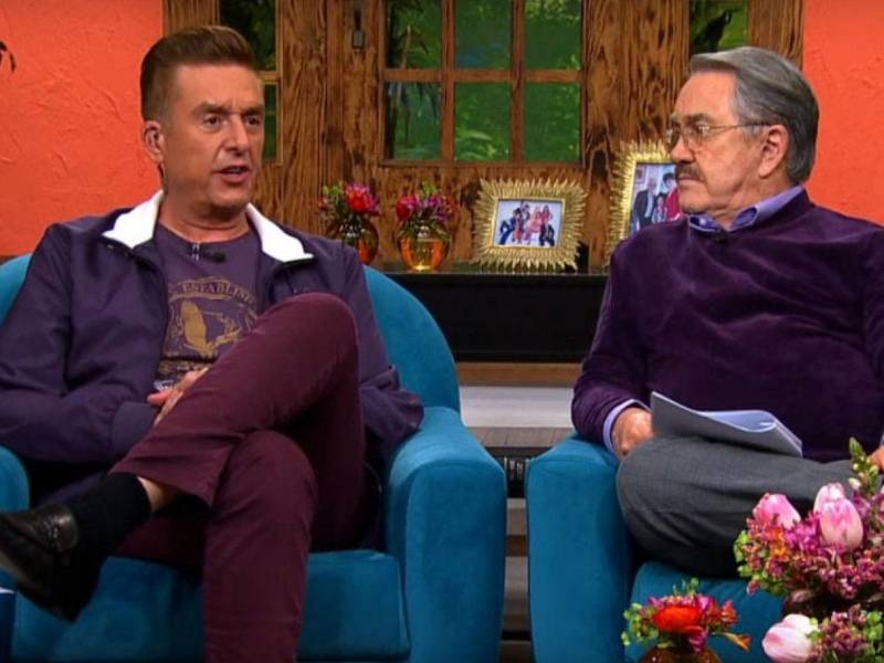 Daniel Bisogno y Pedro Sola durante una emisión del programa “Ventaneando”.